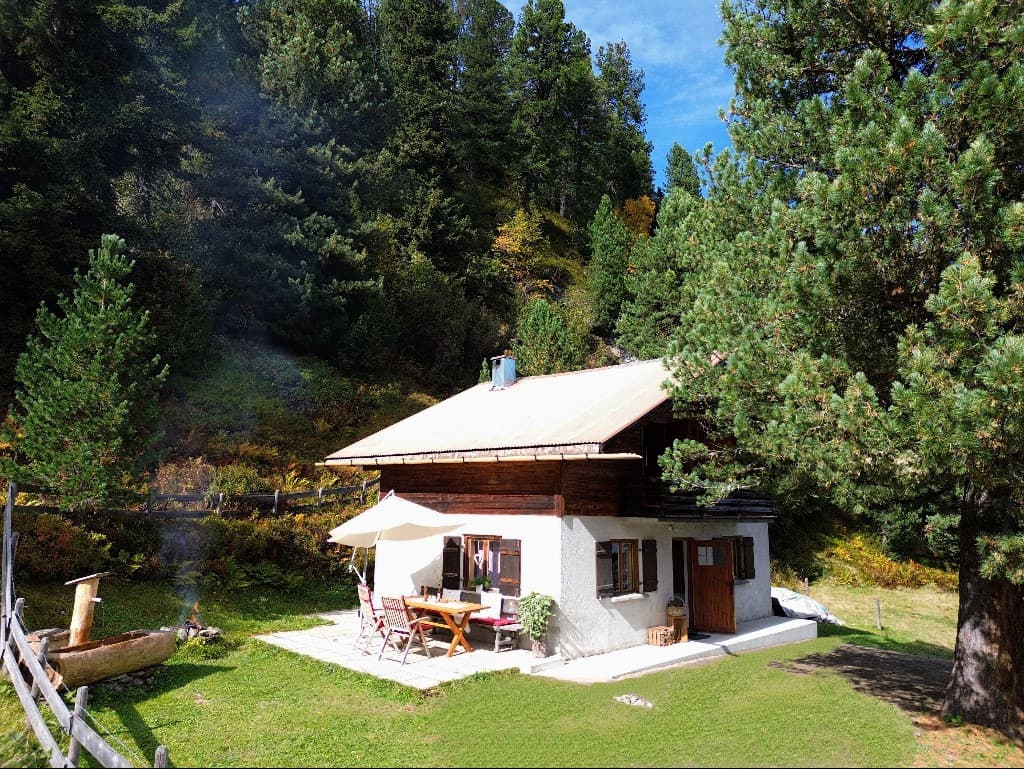 Almrosenhütte auf der Sagalm