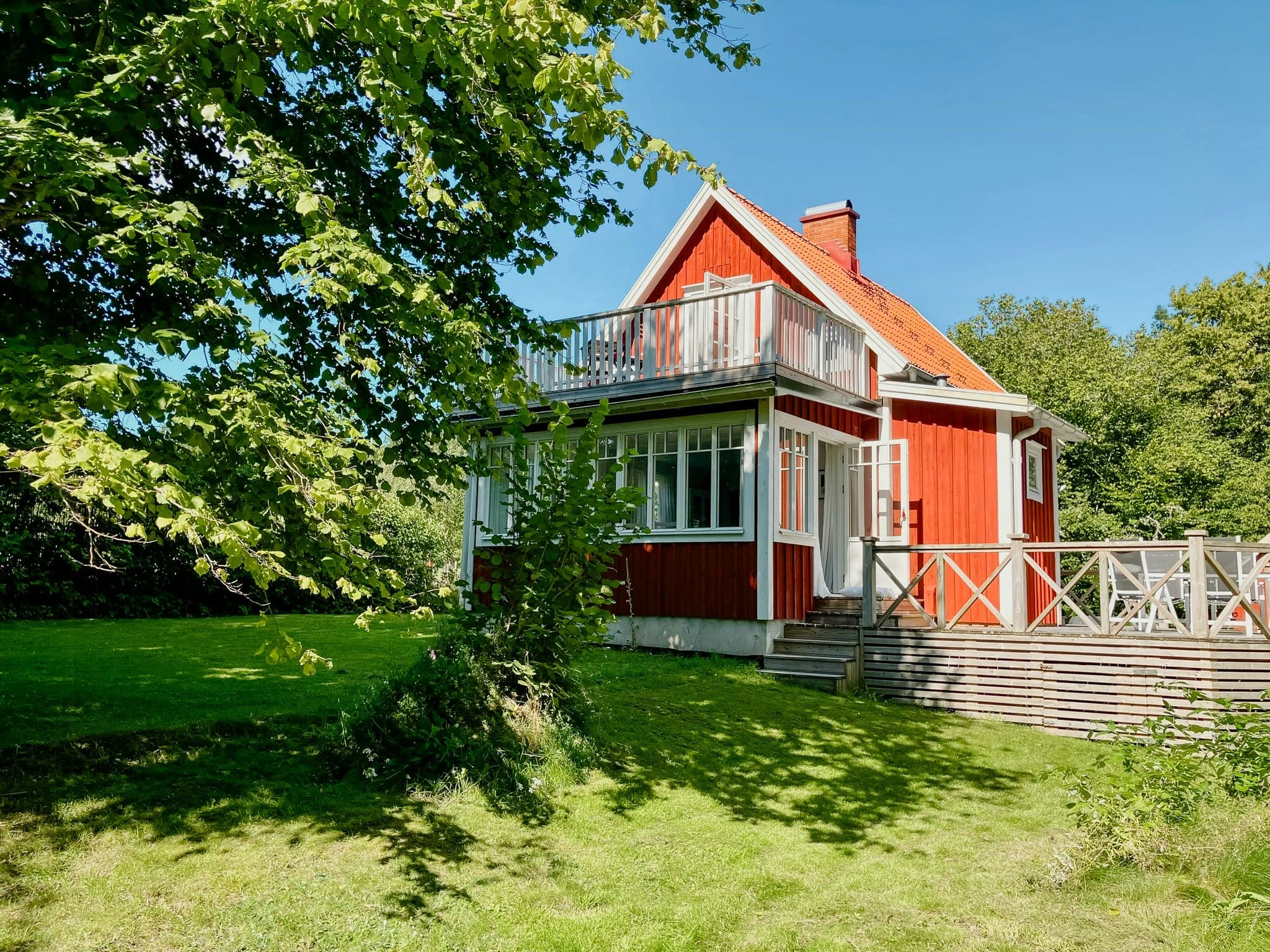 Ein Häuschen im Småland bei Linnés Råshult
