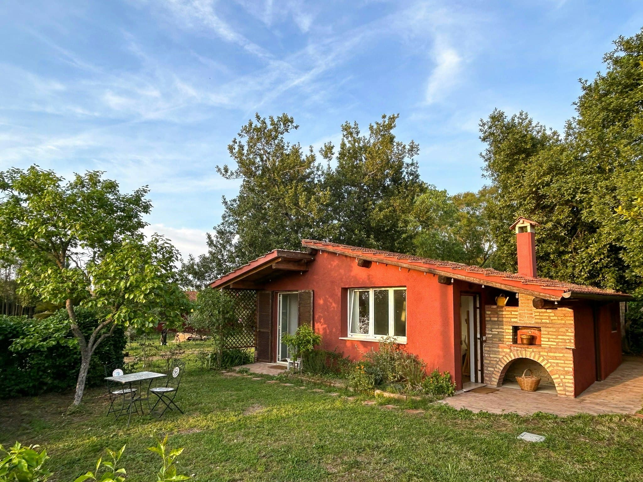 Landhaus aus dem Jahr 1927 in Rom im Park der Appia Antica