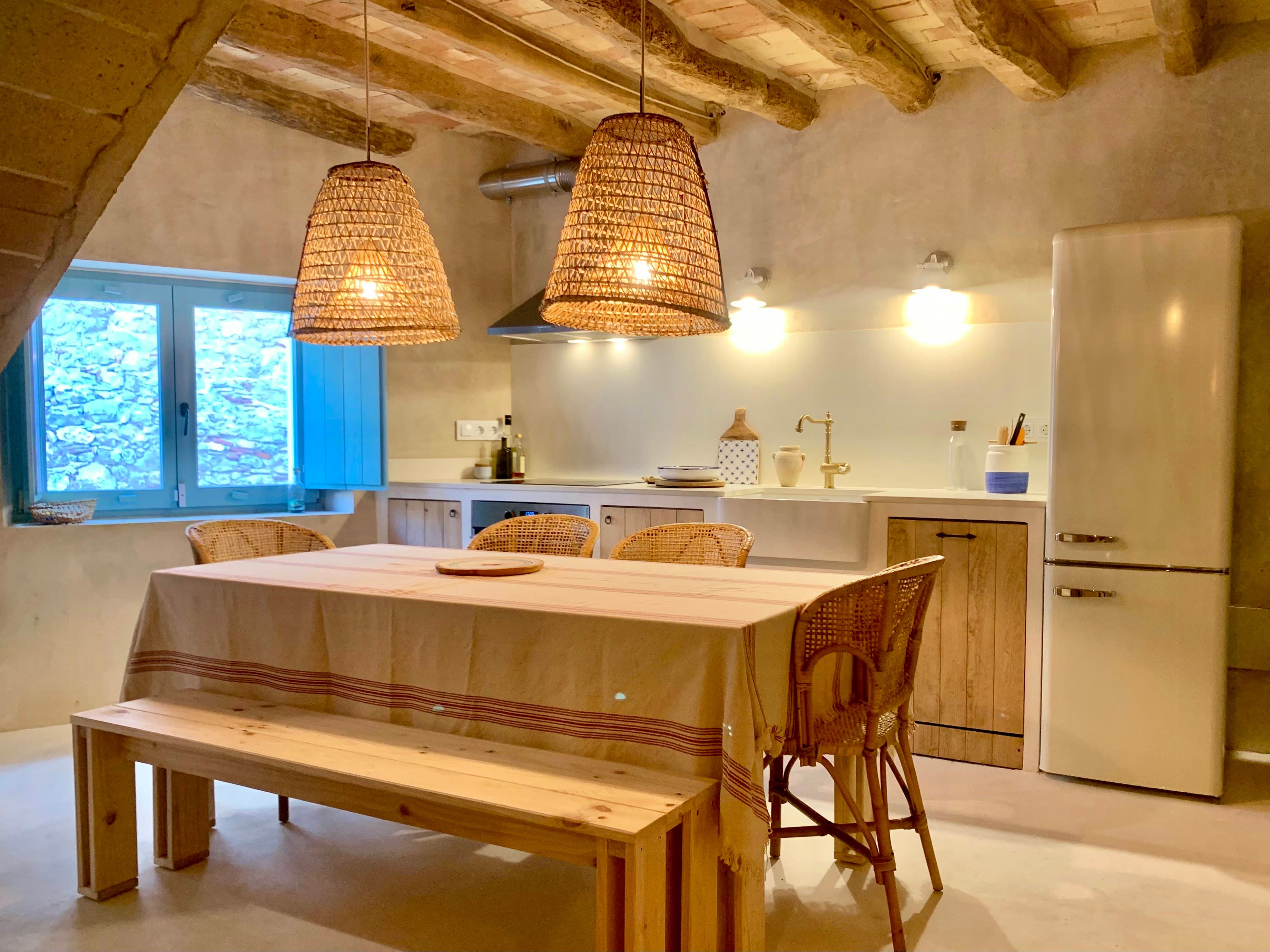 Restauriertes Fischerhaus in l'Escala