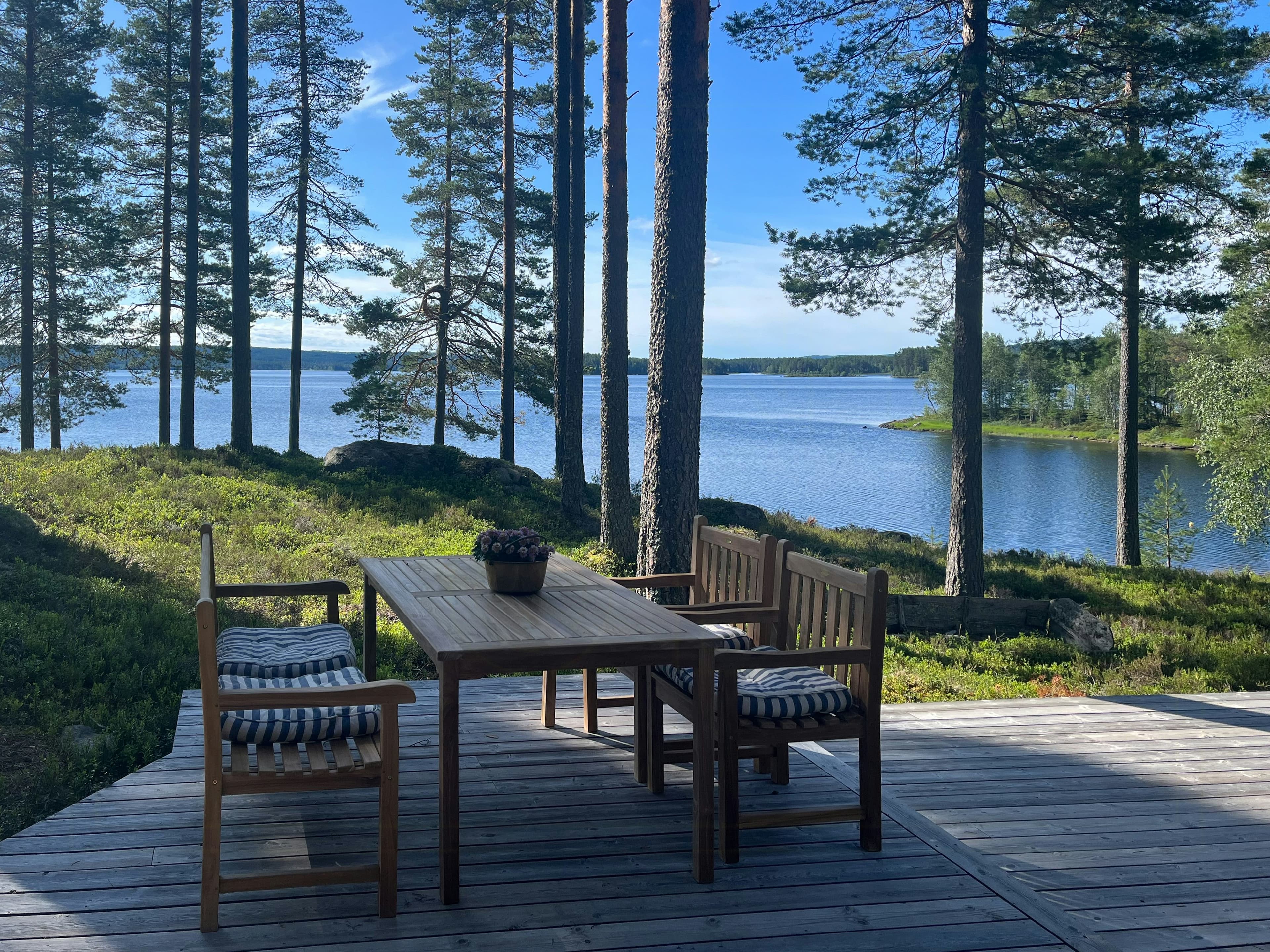 Familienfreundliche Hütte am See in Finnskogen