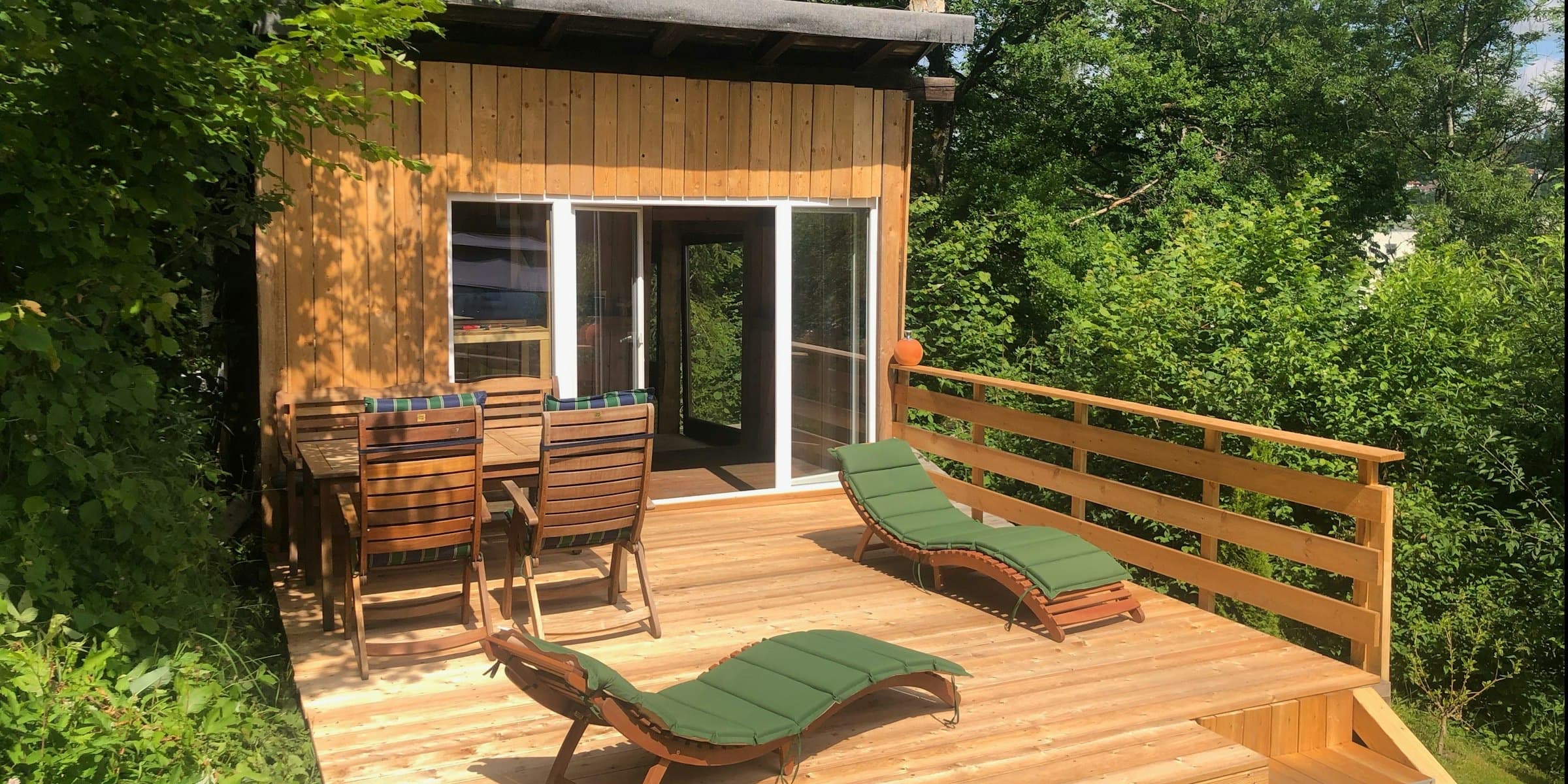 Ausgebaute Gartenhütte mit Aussicht, Immenstadt im Allgäu